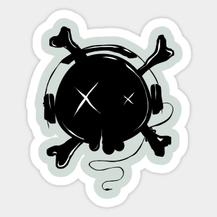 Love dead music Sticker